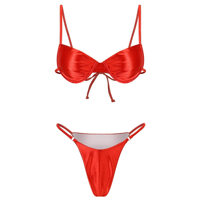 Low Waist Micro Bandage - Shop now at BikiniCaye.com