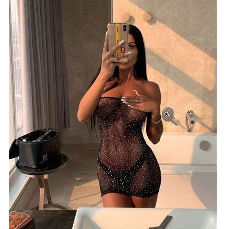 Fishnet Bikini Cover Up - Shop now at BikiniCaye.com