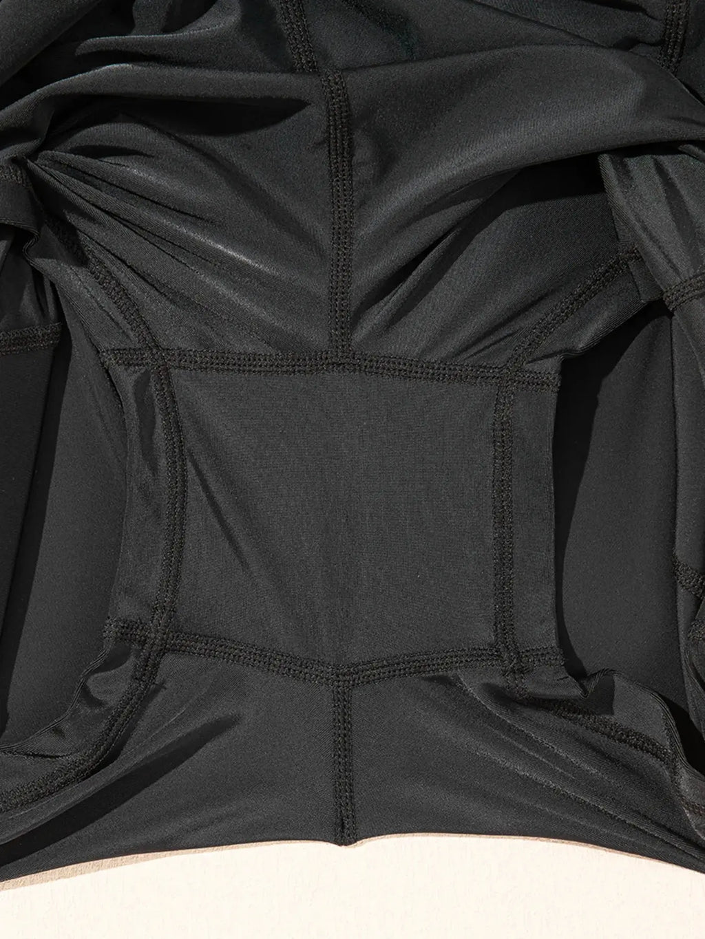 High Waisted Drawstring Swim Shorts-Bikinicaye