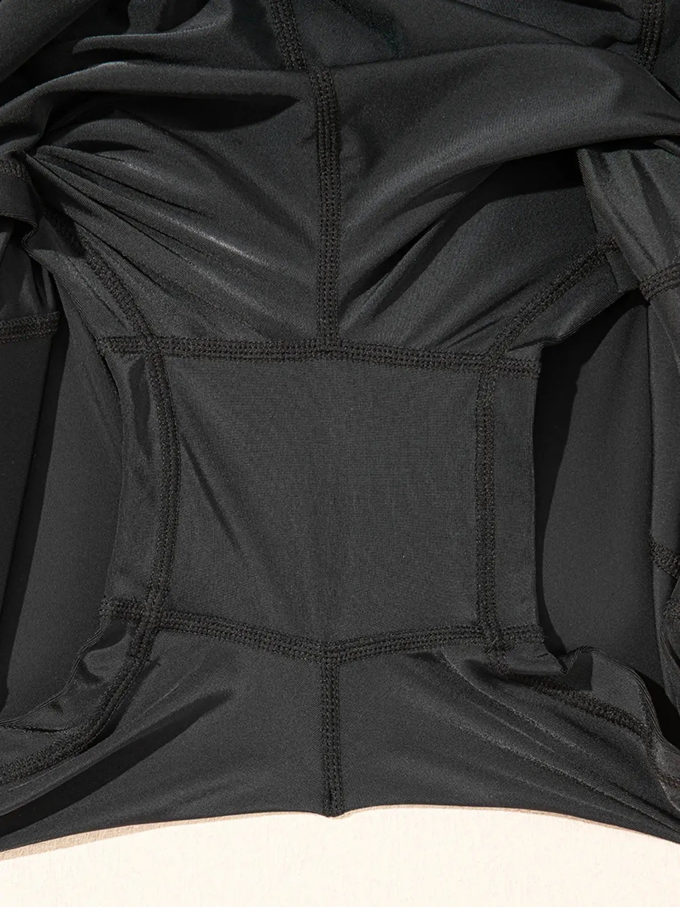 High Waisted Drawstring Swim Shorts-Bikinicaye