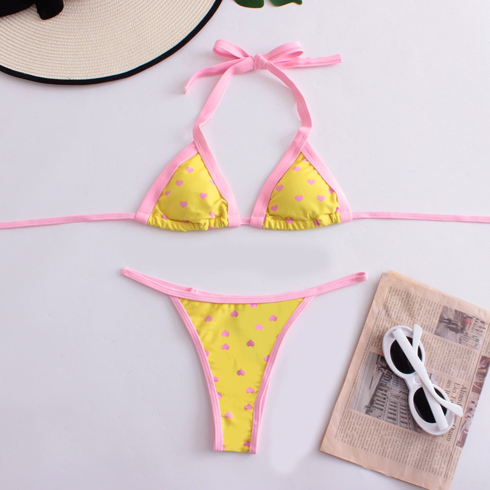 Vintage Micro Bikini Set - Shop now at BikiniCaye.com