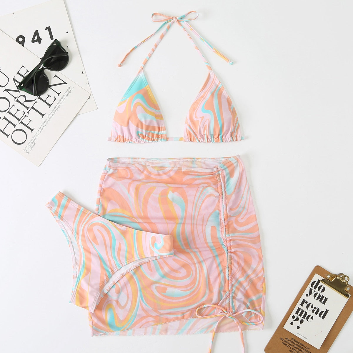 Stylish Bathing Suit Set - Shop now at BikiniCaye.com