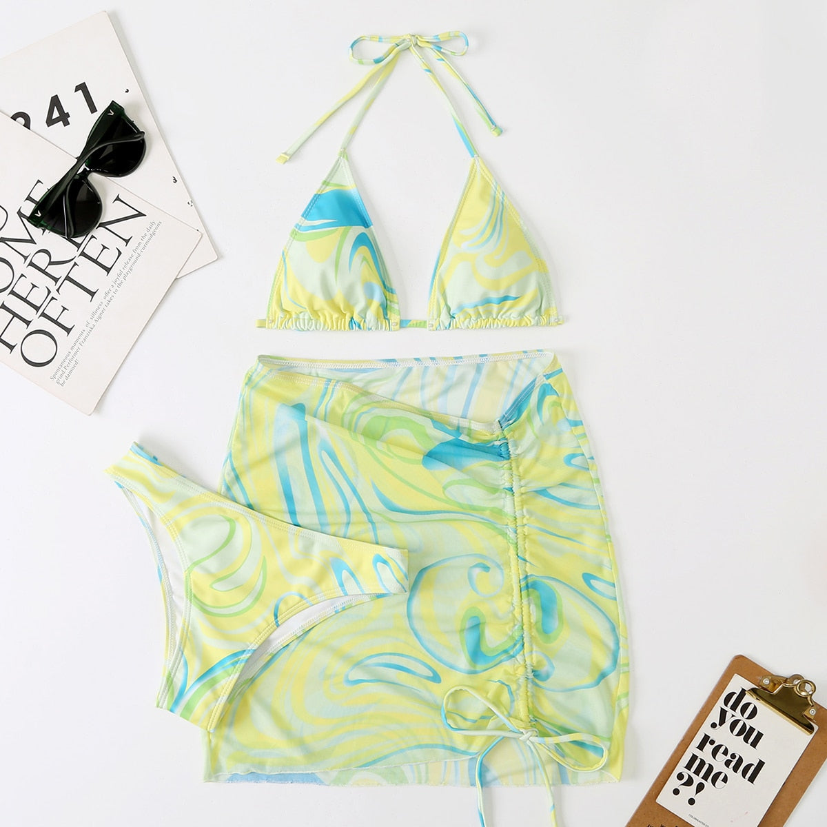 Stylish Bathing Suit Set - Shop now at BikiniCaye.com