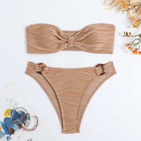 High Cut Brazilian Bikini Set - Shop now at BikiniCaye.com