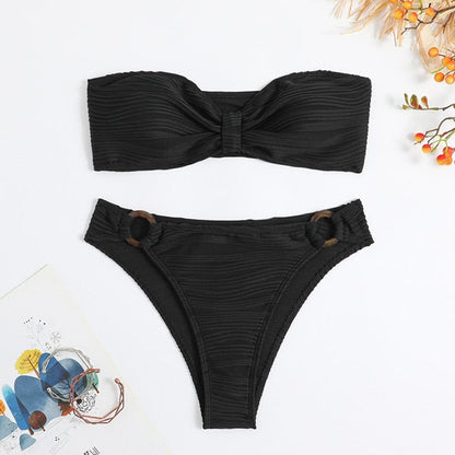 High Cut Brazilian Bikini Set - Shop now at BikiniCaye.com