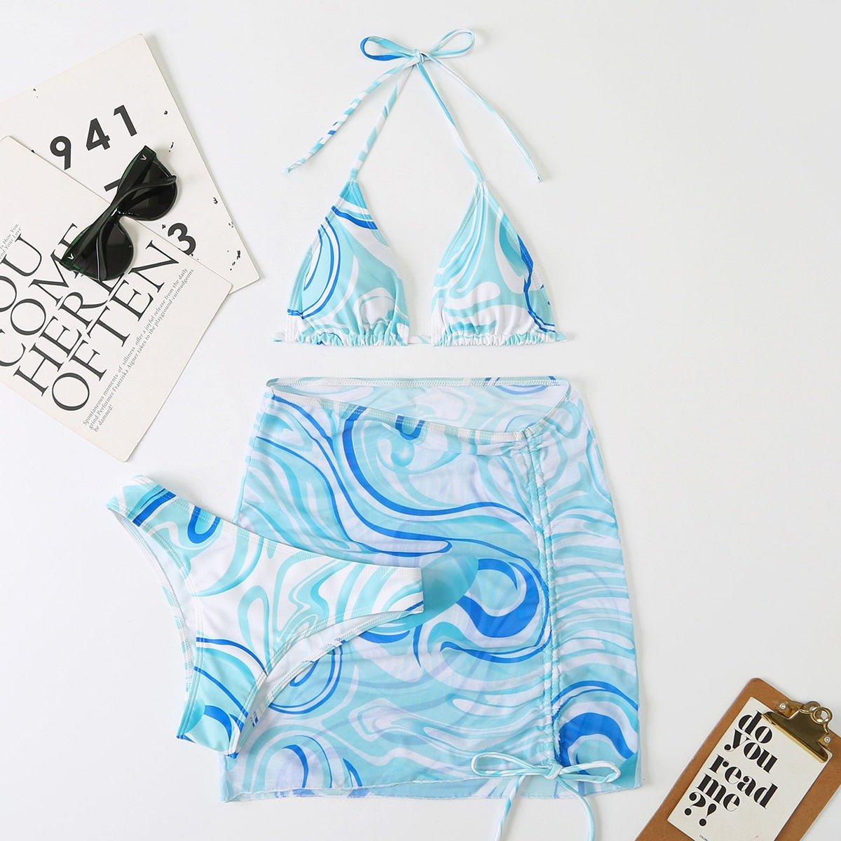 Stylish Bathing Suit Set - Shop now at BikiniCaye.com