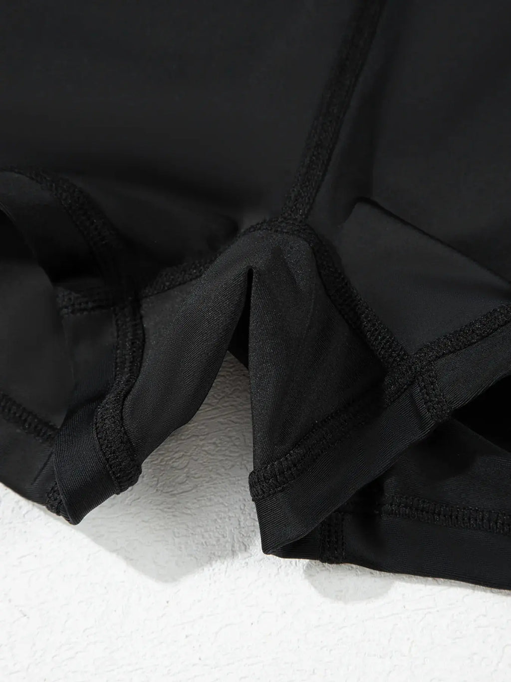 High Waisted Drawstring Swim Shorts-Bikinicaye