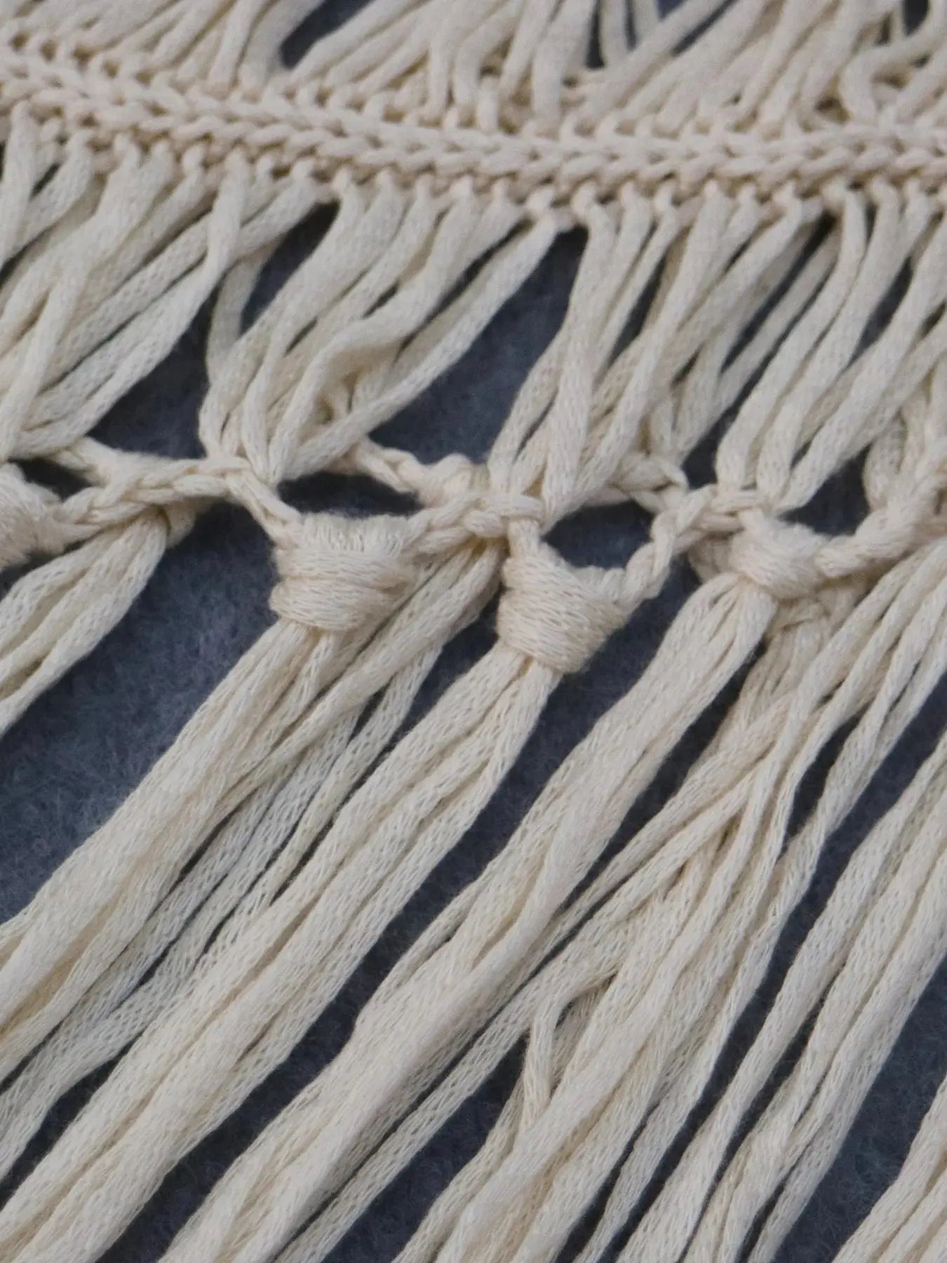 Crochet Fringe Beach Cover Up-Bikinicaye