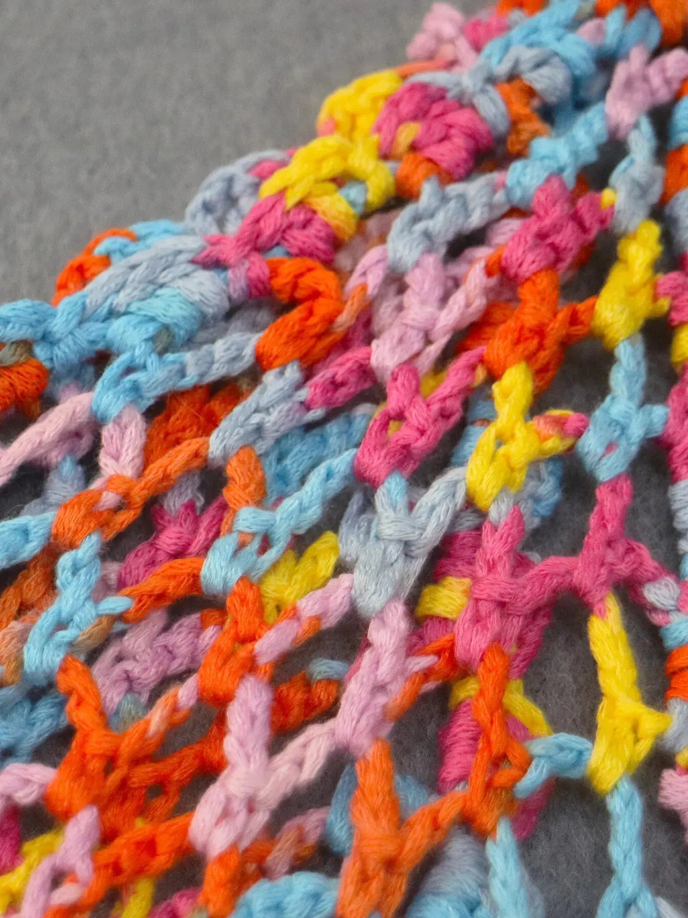 Crochet Fringe Beach Cover Up-Bikinicaye