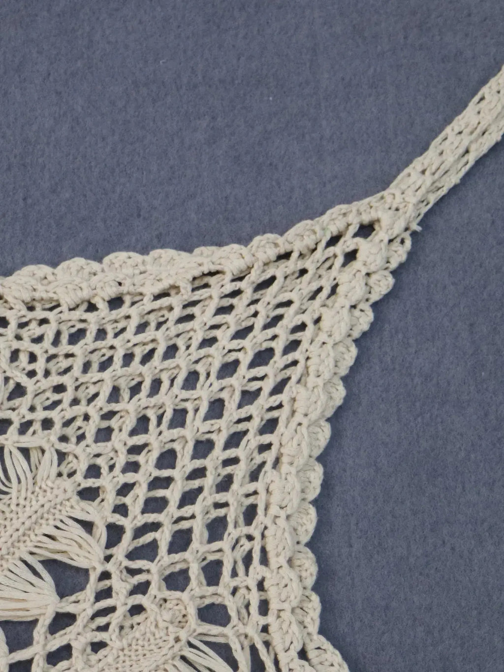 Crochet Fringe Beach Cover Up-Bikinicaye